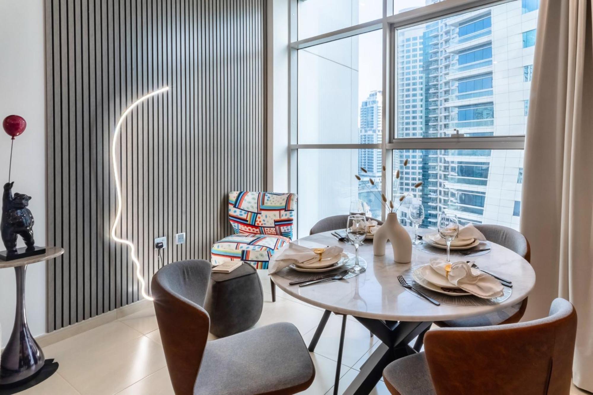 Jbr Beach & Marina Walk I Ain Dubai View I 1 Bdr Luaran gambar